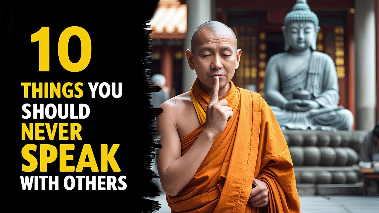 10 Things You Should Never Speak with Others ️😊 | Buddhism | Buddhist ...