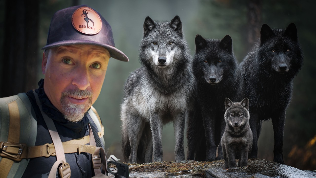 Surrounded by a Wolf Pack in Yellowstone