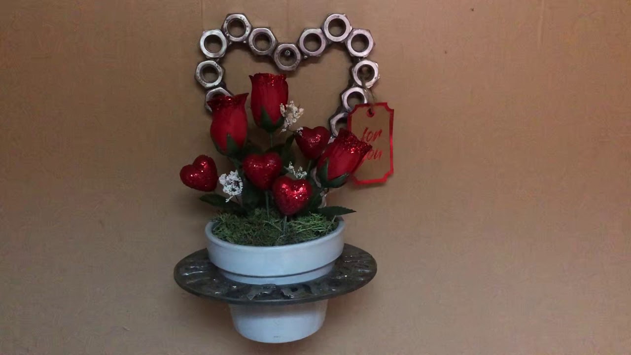 Valentine’s Day metal art project YouTube