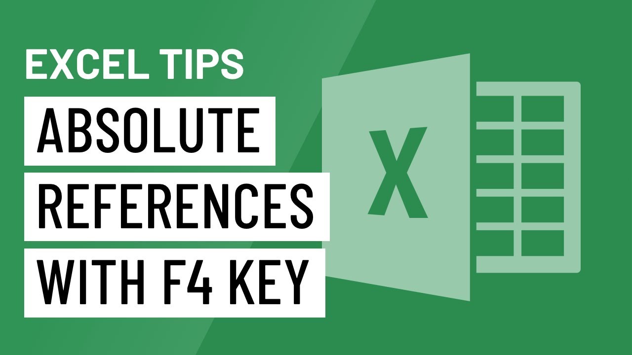 ⁣Excel Quick Tip: Absolute References with the F4 Key