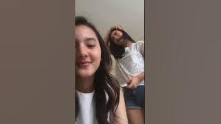 Nabila  pemain CAM  live   IG bersama  ersya