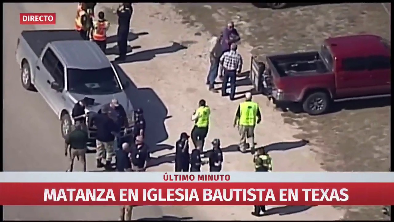 Más de 20 muertos deja tiroteo en iglesia de Texas | 24 Horas TVN Chile -  YouTube