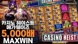 슬롯버프 프라그마틱플레이 카지노 헤이스트 메가웨이즈 5,000배 맥스윈 Pragmatic Play Casino Heist Megaways