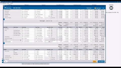 Estimate Additional Items with Tekla PowerFab