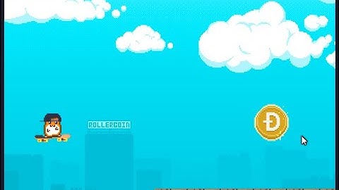 Playing Rollercoin Token Surfer