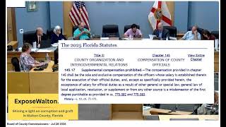 Proof Commissioner Glidewell Stole Employee Tuition Reimbursement Funds