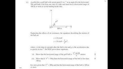 2017 HSC Ext 1 Maths Exam: Q13