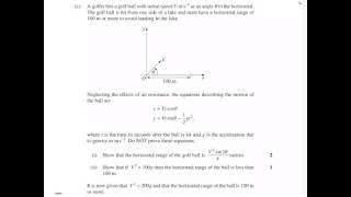 2017 HSC Ext 1 Maths Exam: Q13