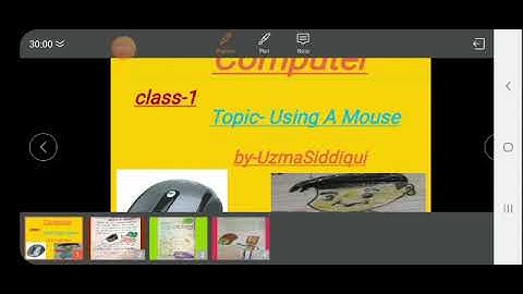 #Class #1 #Subject #Computer #Topic #Using #a #mouse #By #Mrs #Uzma #Siddiqui