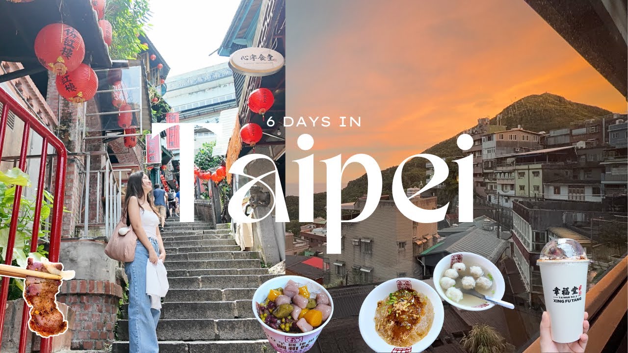 TAIPEI NIGHTS & JUIFEN DREAMS | [Vlog] 🇹🇼 6 days in Taipei 🏮🧋🎐✨