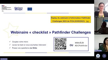 Webinaire checklist EIC Pathfinder Challenges 2023