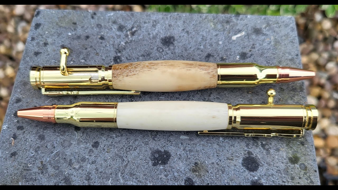 How i turn a bullet pen penturning bulletpen woodturning youtube