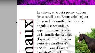 InDesign SERIE 2 partie 31 Mise en page Fond premier quadrimestre 2017 2018
