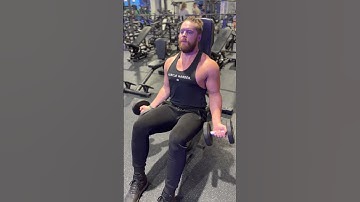 Dumbbell Seated Bicep Curl