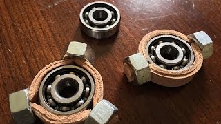 DIY: Leather Spinner Fidget Toy (bar and tri versions)
