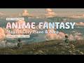 Japanese Anime Fantasy Music | Ghibli-Inspired Cozy Piano & Harp for Study, Art & Relaxation