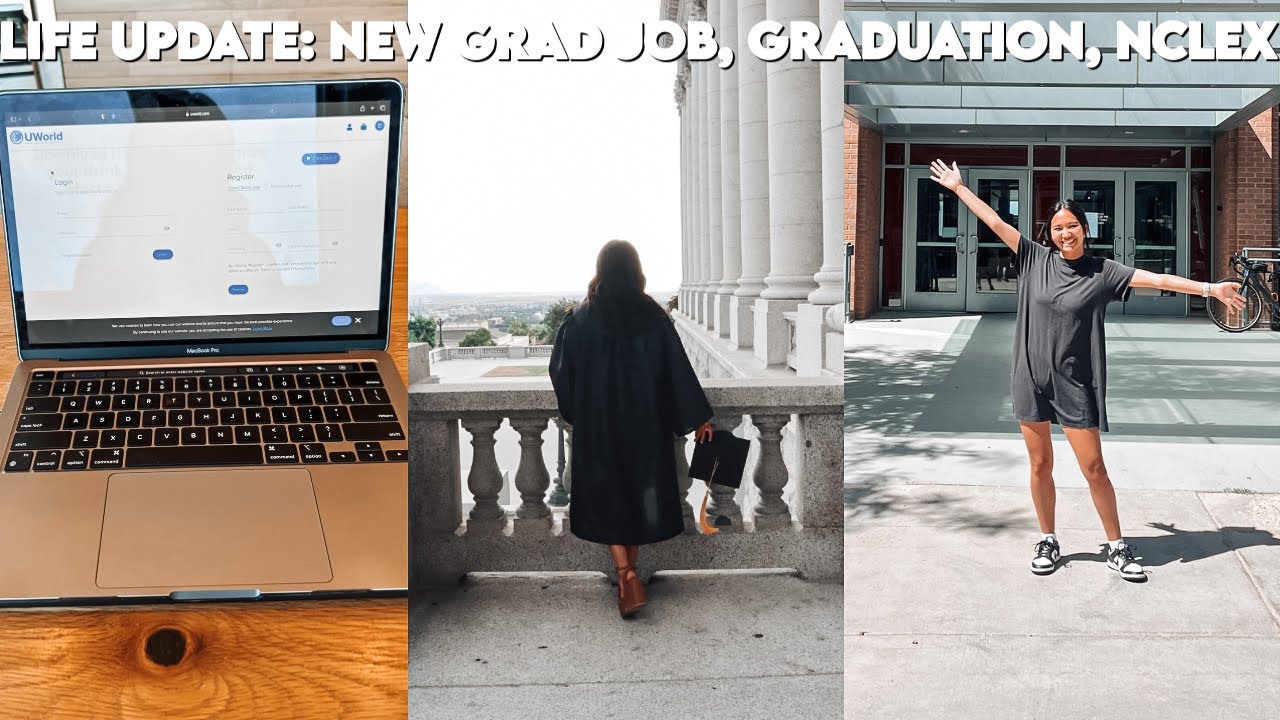 LIFE UPDATE nursing school graduation, accepting my first new grad job