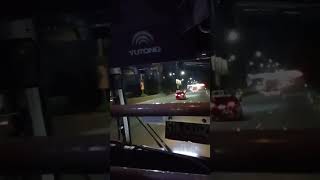 riding in the bus guys,watching tv on board very dramatic,