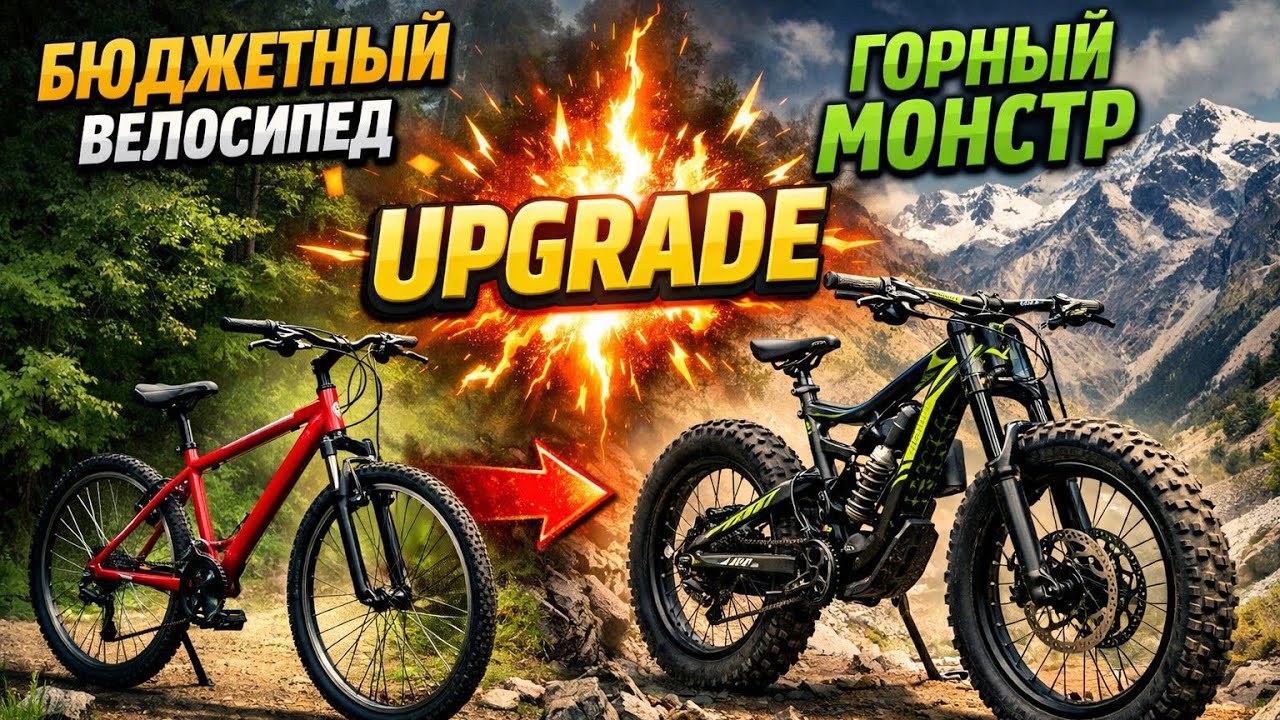 3 способа улучшить велосипед | Upgrade велосипеда за копейки | Stels против гор Абхазии