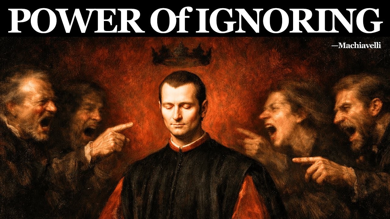 Never React, Never Explain, Just Ignore | Machiavelli’s Dark Psychology Tricks