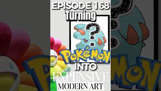 Making POKÉMON into expensive modern art #pokemon #art #phanpy 
