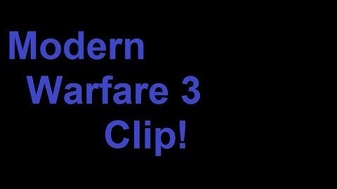 PuReGaNsTeR2000 - MW3 Game Clip double kill while i was stunned! with MSR