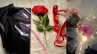 How to Setup LED LUMINOUS BALLOON ROSE BOUQUET | FOR VALENTINE'S OR GIFTS