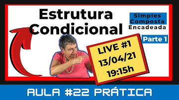 Aula #22 Prática – Estrutura Condicional (se-senão-fimse) - VisuAlg - Parte 1