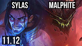 SYLAS vs MALPHITE (TOP) | 7/1/9, 69% winrate, Dominating | KR Grandmaster | v11.12