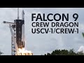 Трансляция пилотируемого запуска Crew Dragon (Crew-1)