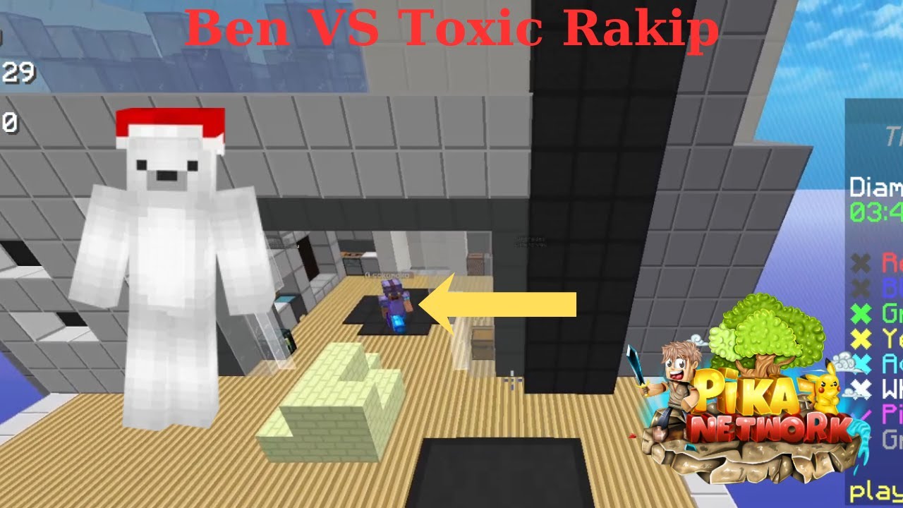 2 EFSANE MAÇ 2 WİN -MİNECRAFT BEDWARS #2