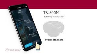 Pioneer TS-500M - CarSoundFit App Listening Demonstration screenshot 5
