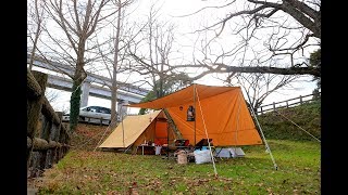 嫁と新春キャンプに行って来たよ。 #11　しまなみ海道 多々羅キャンプ場  編　【tent-Mark DESIGNS PEPO】