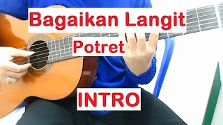 (INTRO) BAGAIKAN LANGIT Belajar Gitar Untuk Pemula