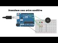 Semáforo con aviso auditivo. Arduino y tinkercad circuits