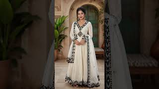 ✨ Royal Anarkali, timeless elegance. 💖Har kadam par nazakat, har muskaan mein khoobsurti. 🌸👑
