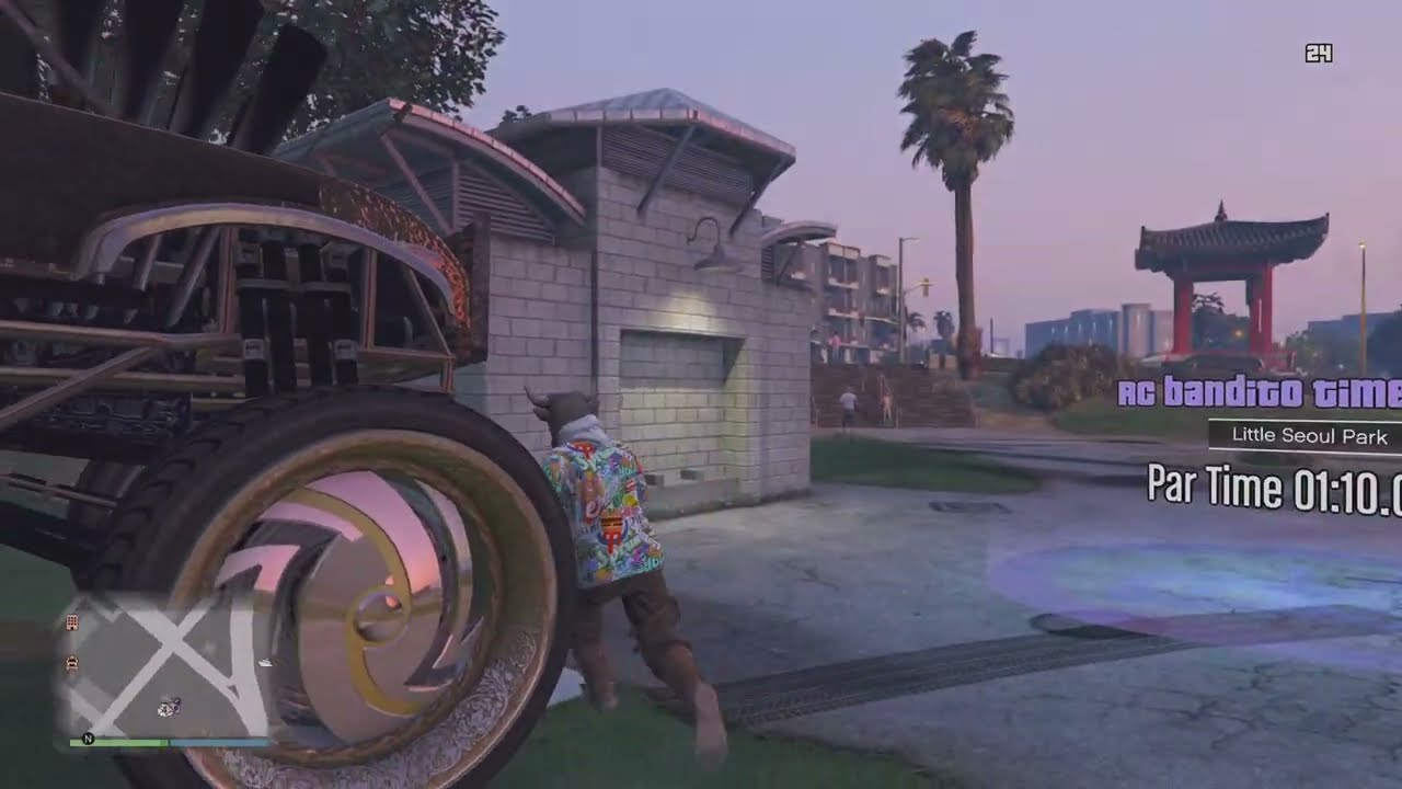 RC Bandito Time Trial - LITTLE SEOUL PARK | 3rd Person Mode | GTA V Online