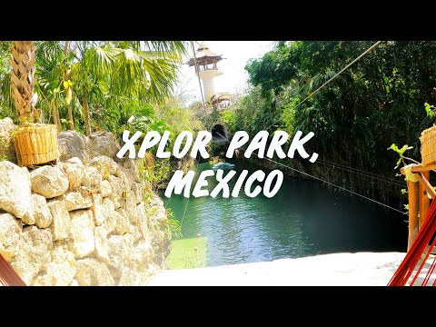 Parque de Aventura Xplor, México (Tirolesas, vehículos anfibios, ríos subterráneos y más)