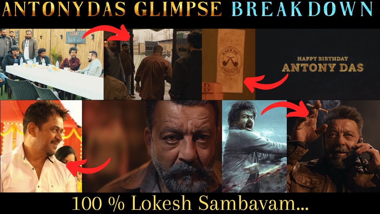 Leo Glimpse Of Antony Das Breakdown | Hidden Details Of Leo Glimpse | Thalapathy Vijay |
