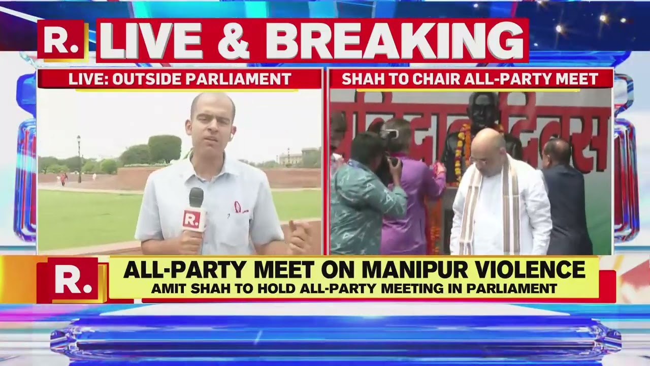 Manipur Violence: Amit Shah To Hold All-party Meeting Today