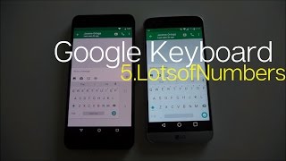 Google Keyboard App Update: 5.0.MoreNumbers screenshot 4
