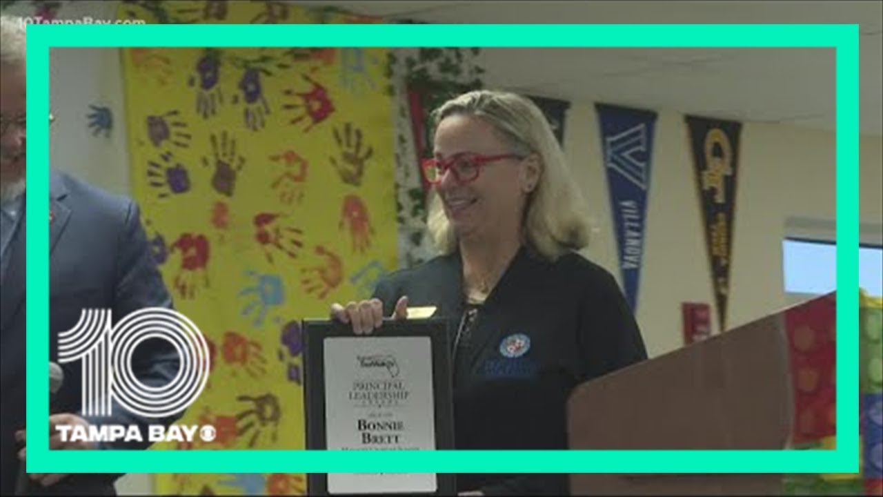Manatee County charter school principal receives award - YouTube