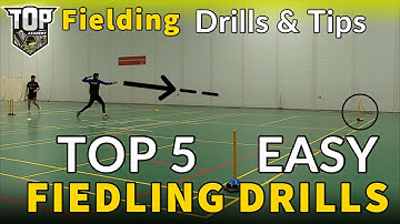 TOP 5 EASY FIELDING CRICKET DRILLS (You Can DO ANYWHERE)