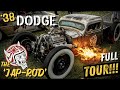 How I Built My Shop Rod ON A BUDGET!! | FULL STORY + TOUR | 1938 Dodge RAT ROD Truck!!