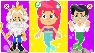 Dress up like the LITTLE MERMAID! | Cartoons for Kids | SuperZoo