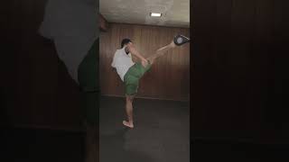 Devon Lee Kicks Cobra Kai Shorts