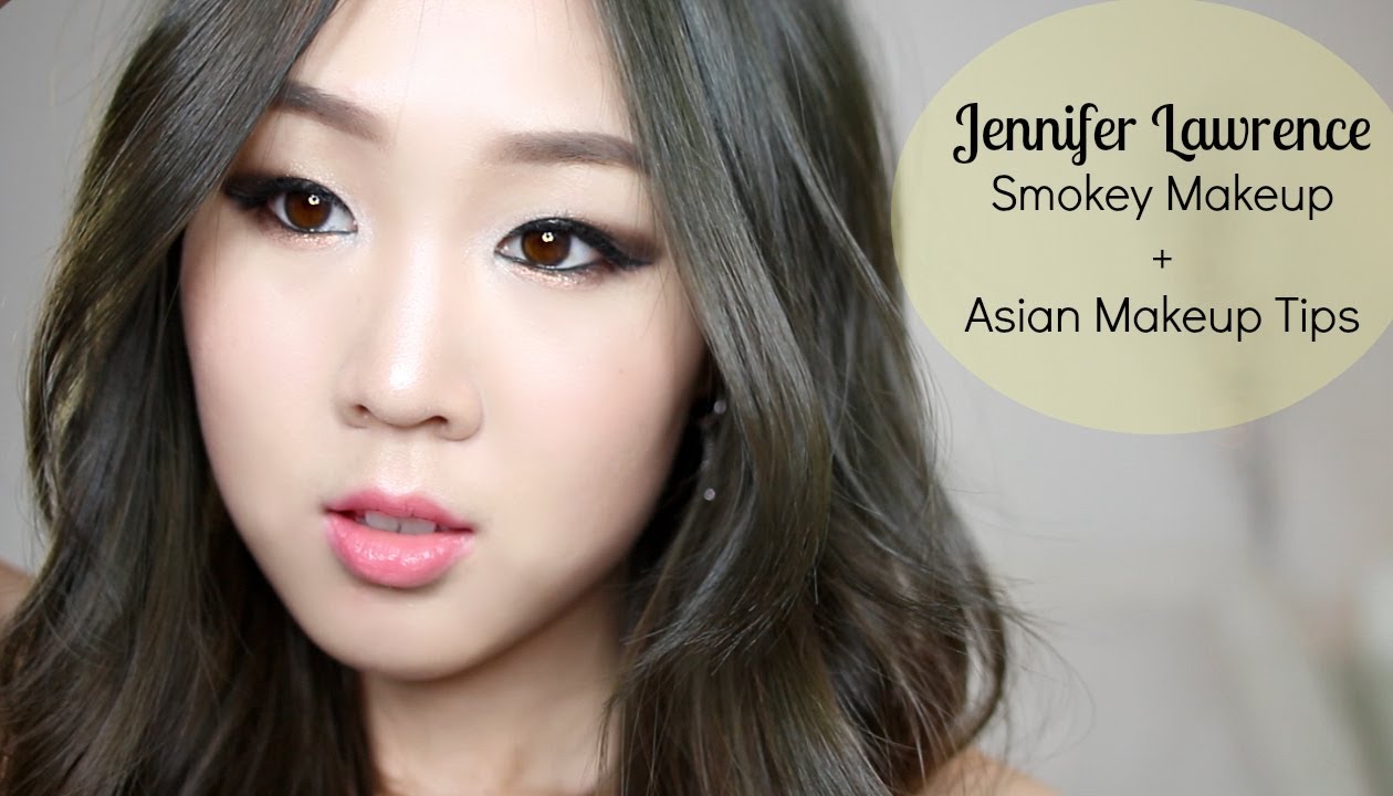 Jennifer Lawrence Smokey Makeup Tutorial Tips For Asians YouTube