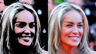 Sharon Stone Pixel Bloom Time Lapse
