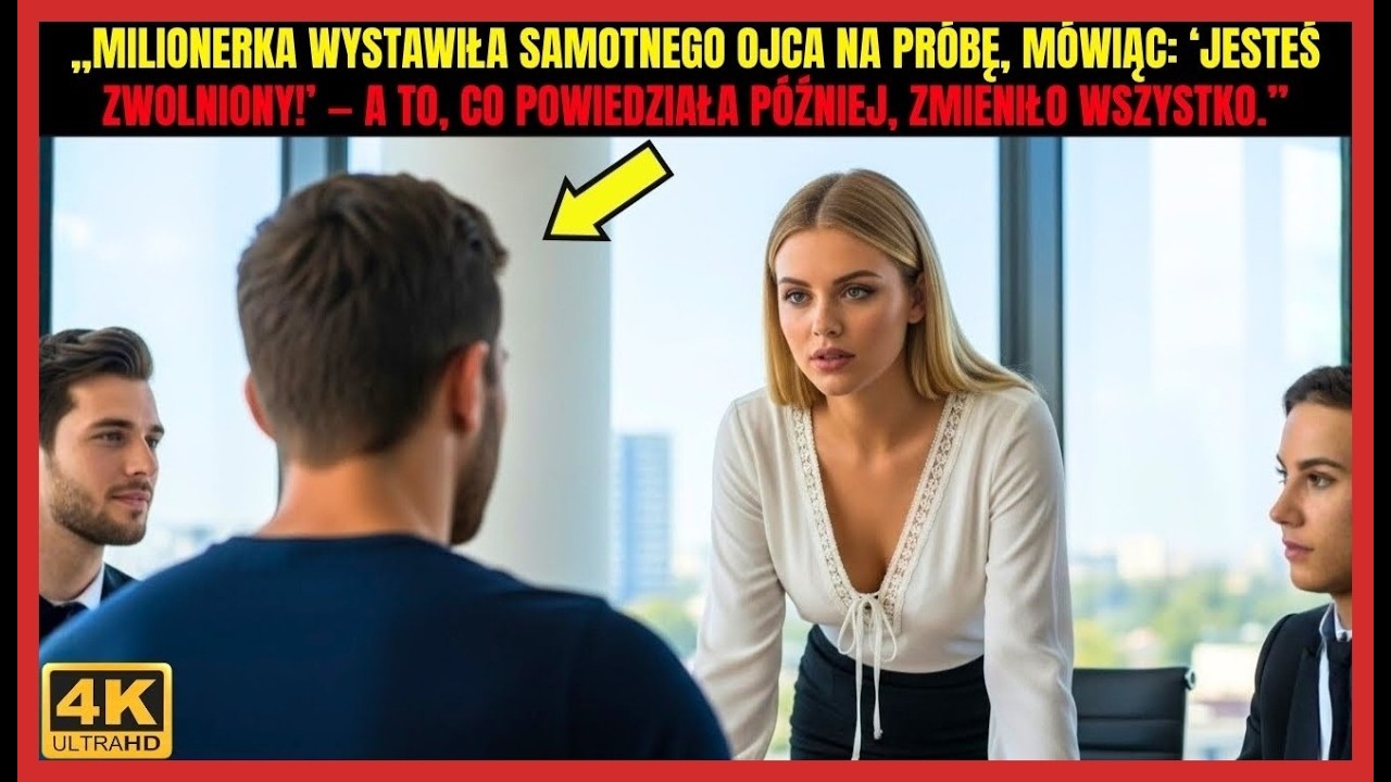 „Milionerka wystawiła samotnego ojca na próbę, mówiąc ‘Jesteś zwolniony!’ — a to, co powiedziała
