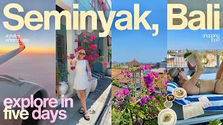 exploring SEMINYAK BALI in 5 days🌺 fake designer haul, where to eat, things to do, IZE Seminyak tour News